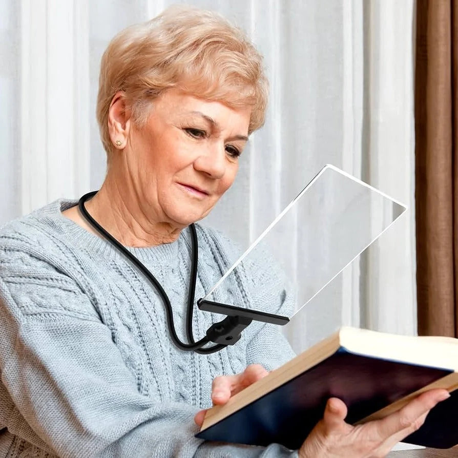 Hands-Free Magnifier Flexible Neck Wide Optical Lens