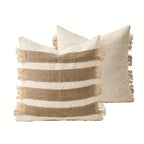 Handwoven Bohemian Stripe Cushion Cover (Concealed Zip)