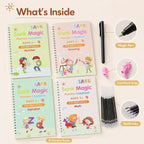 Handwriting Practice Notebook Set Reusable Tracing Pen & Refills