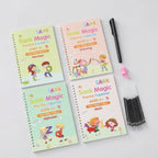 Handwriting Practice Notebook Set Reusable Tracing Pen & Refills