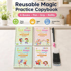 Handwriting Practice Notebook Set Reusable Tracing Pen & Refills