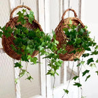 Hanging Basket Handmade Rattan Water-Resistant Lining Three Sizes