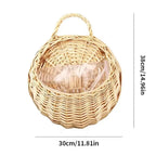 Hanging Basket Handmade Rattan Water-Resistant Lining Three Sizes