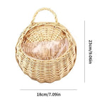 Hanging Basket Handmade Rattan Water-Resistant Lining Three Sizes