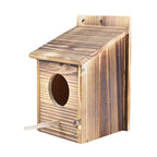 Hanging Birdhouse Solid Wood Side Cleaning Door