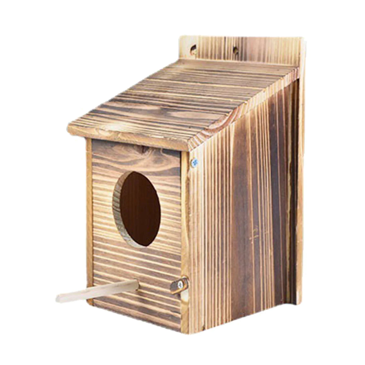 Hanging Birdhouse Solid Wood Side Cleaning Door
