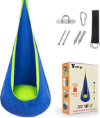 Hanging Chair Cotton Blend Lightweight Indoor & Outdoor