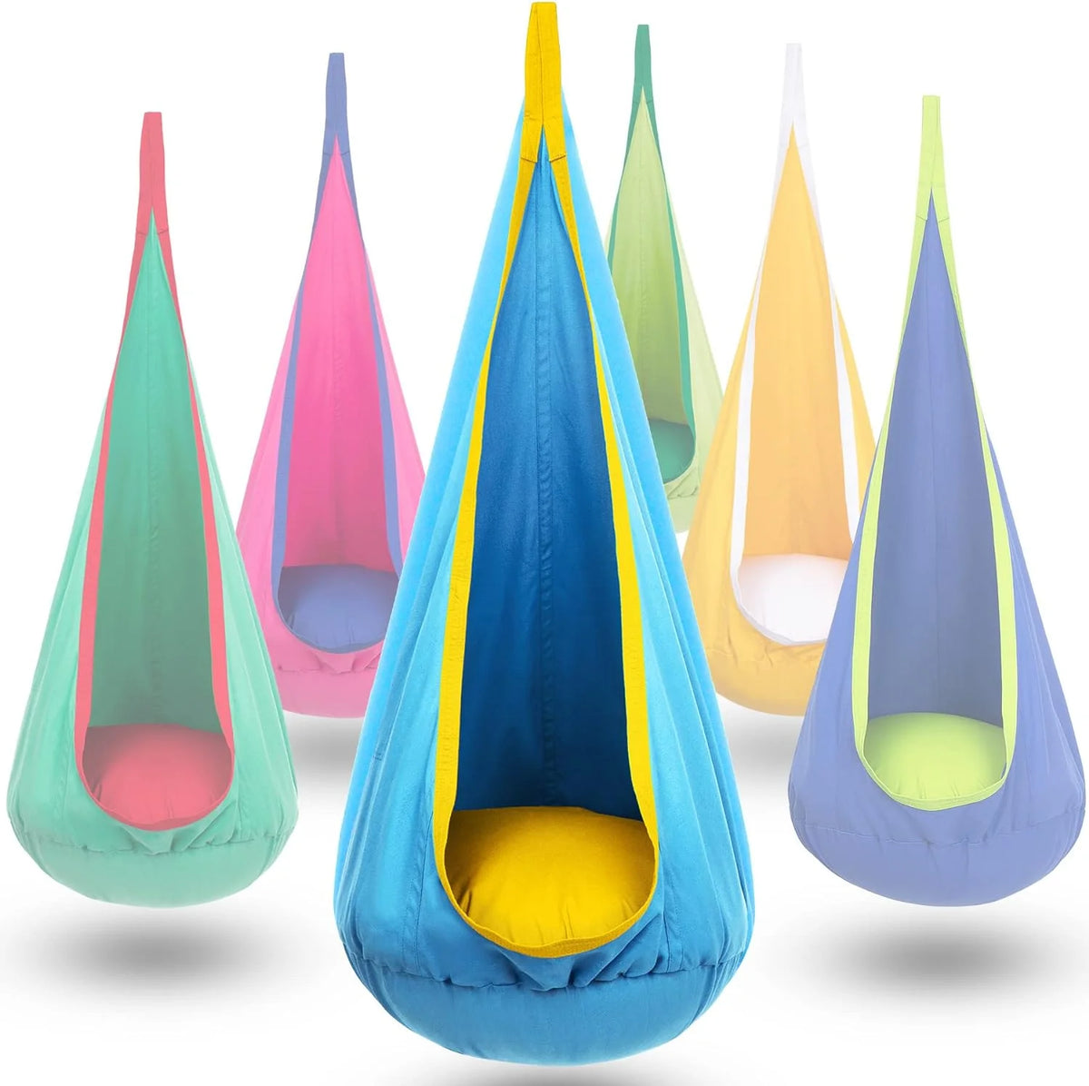 Hanging Chair Cotton Blend Lightweight Indoor & Outdoor