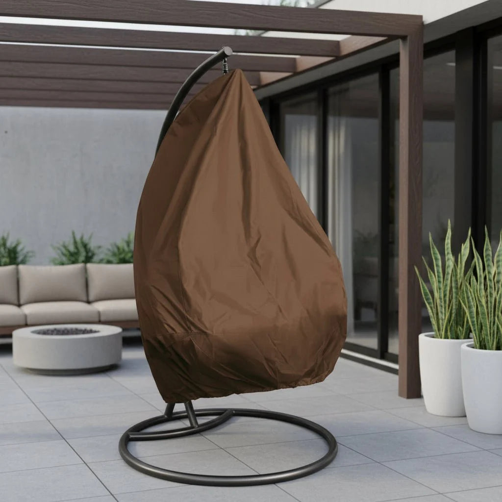 Hanging Chair Cover Waterproof UV-Resistant Zipper Closure