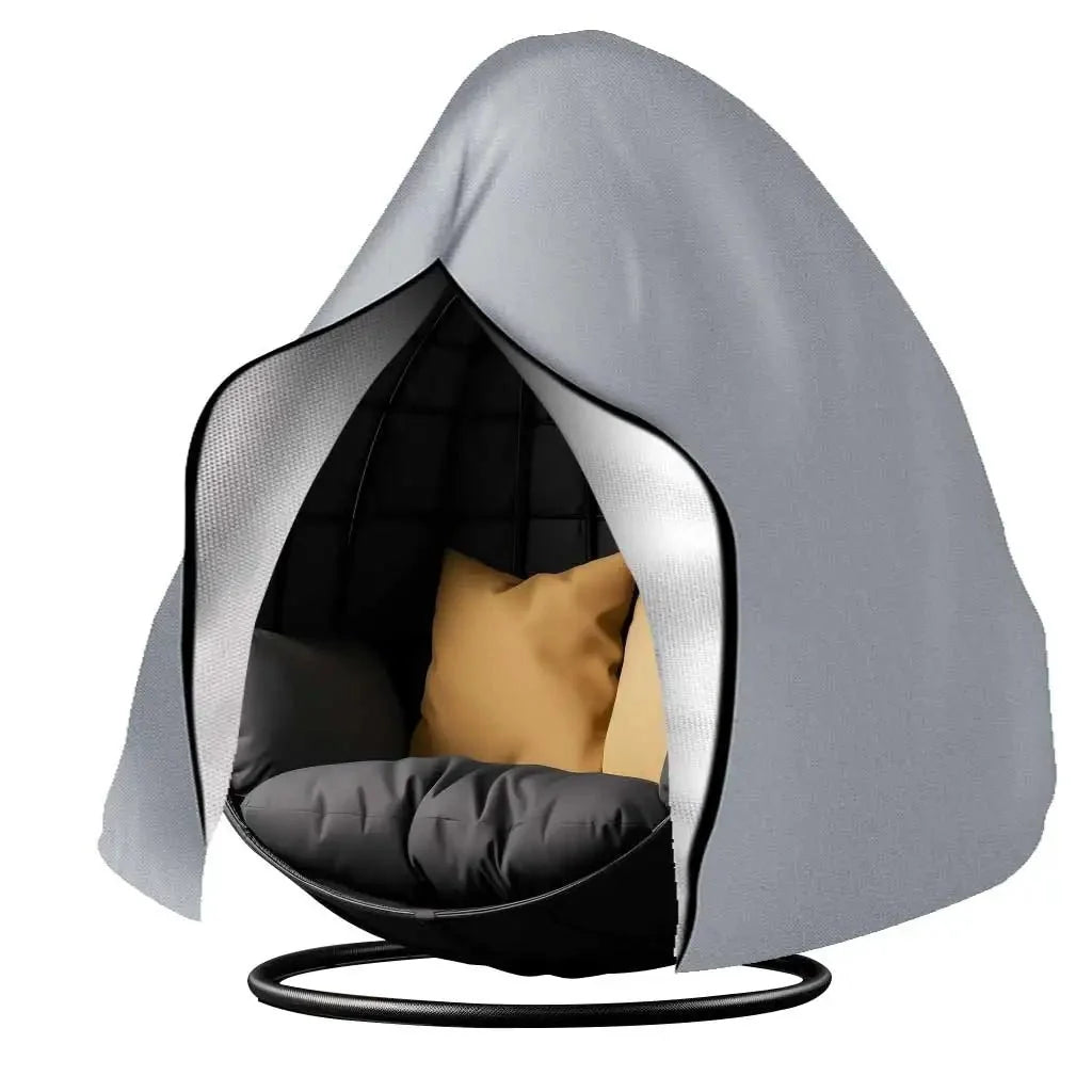 Hanging Chair Cover Waterproof UV-Resistant Zipper Closure
