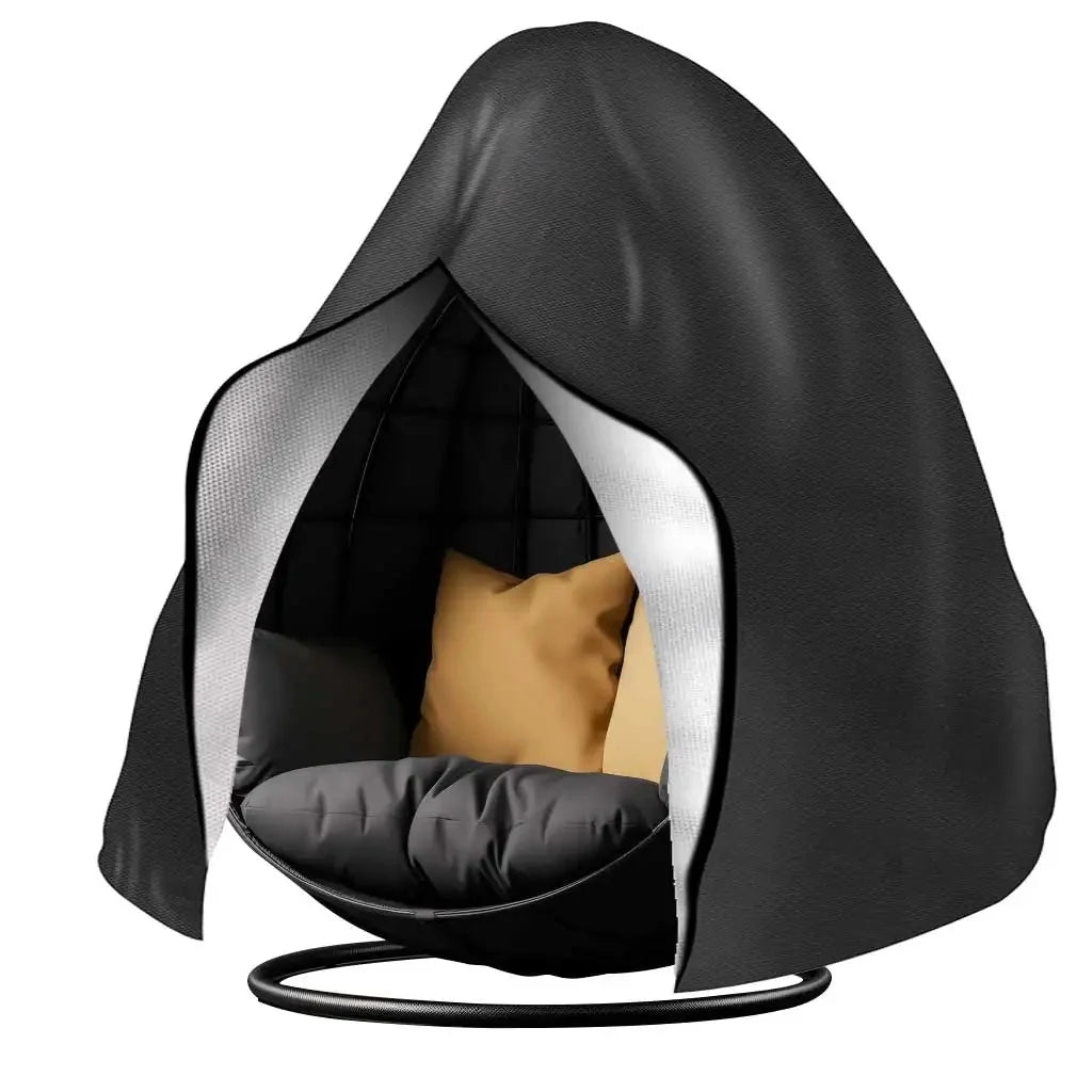 Hanging Chair Cover Waterproof UV-Resistant Zipper Closure