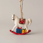 Hanging Christmas Stockings Moose & Tree Set of 2