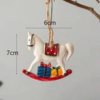 Hanging Christmas Stockings Moose & Tree Set of 2