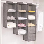 Hanging Closet Organizer Lightweight Fabric 3-5 Levels & Drawer