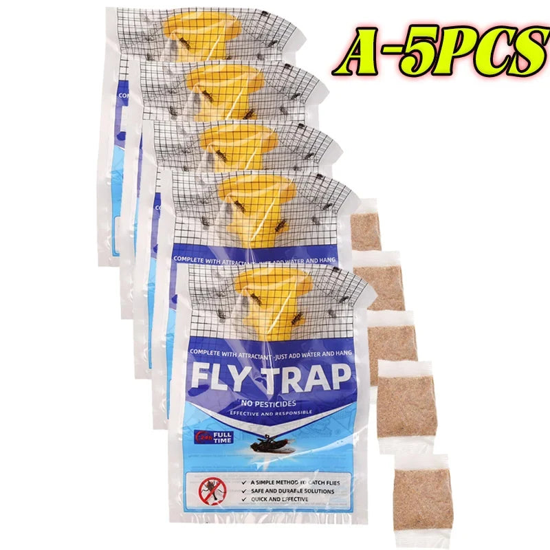 Hanging Fly Trap Disposable Water Soluble Bait