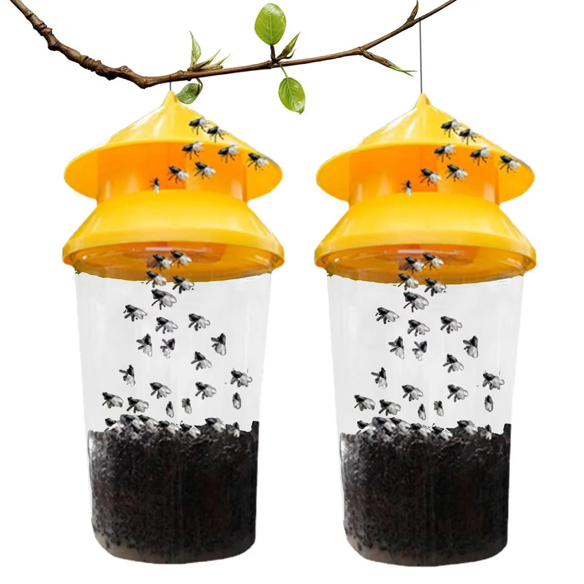 Hanging Fly Trap Reusable Lightweight & Durable