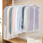 Hanging Garment Cover Set PEVA Water-Resistant Full-Length Zipper 24-Pack