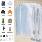 Hanging Garment Covers Full-Length Zipper Water-Resistant PEVA