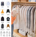 Hanging Garment Covers Full-Length Zipper Water-Resistant PEVA