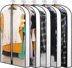 Hanging Garment Covers Full-Length Zipper Water-Resistant PEVA