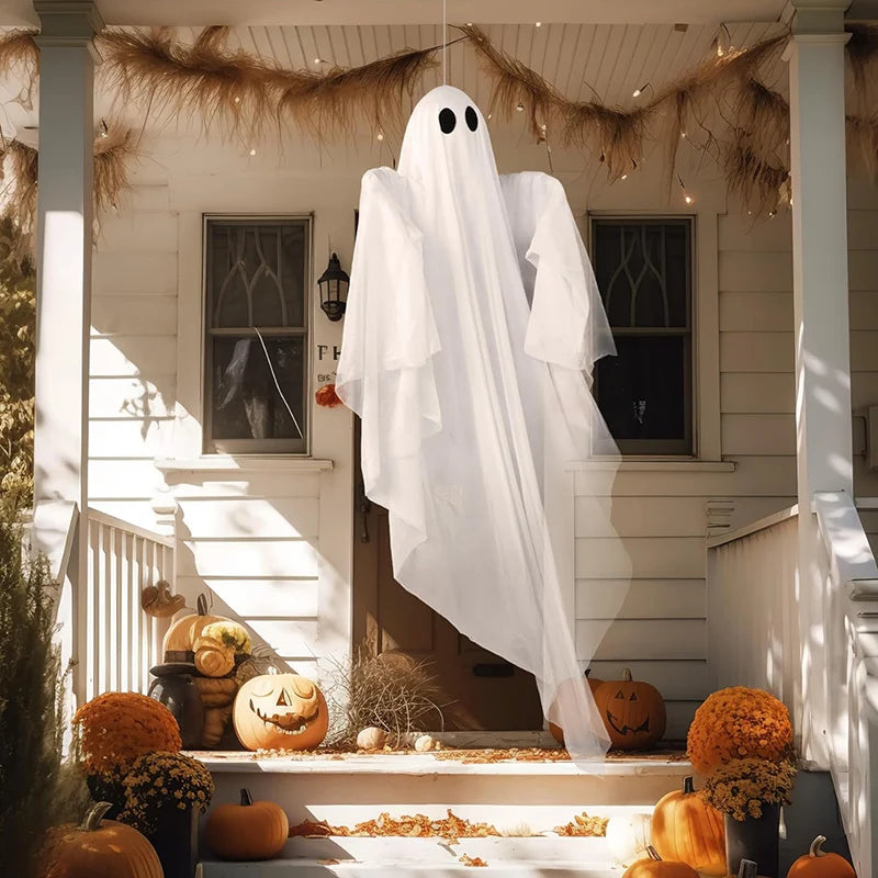 Hanging Ghost Decoration LED Lightweight Fabric Indoor/Outdoor