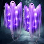 Hanging Ghost Decoration LED Lightweight Fabric Indoor/Outdoor