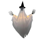 Hanging Ghost Decoration Realistic LED Lit Draped Fabric