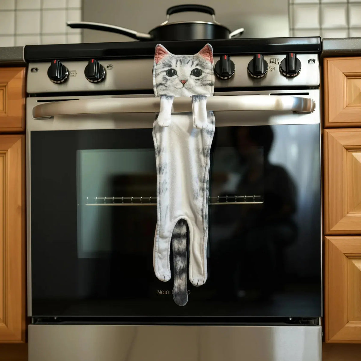 Hanging Hand Towel Microfiber Quick-Dry Cat Print