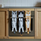 Hanging Hand Towel Microfiber Quick-Dry Cat Print