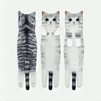 Hanging Hand Towel Microfiber Quick-Dry Cat Print