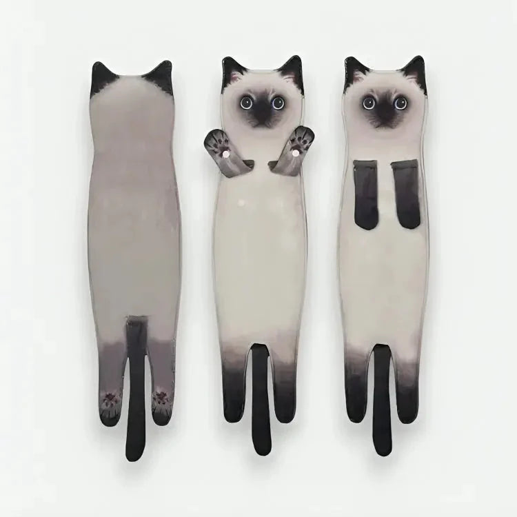 Hanging Hand Towel Microfiber Quick-Dry Cat Print