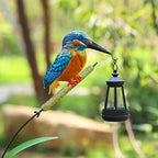 Hanging Lantern Hummingbird Design Solar-Powered & Weatherproof