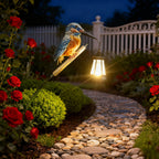 Hanging Lantern Hummingbird Design Solar-Powered & Weatherproof