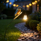 Hanging Lantern Hummingbird Design Solar-Powered & Weatherproof