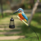 Hanging Lantern Hummingbird Design Solar-Powered & Weatherproof
