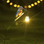 Hanging Lantern Hummingbird Design Solar-Powered & Weatherproof