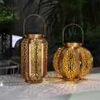 Hanging Lantern Solar Dusk Sensor & Warm LED