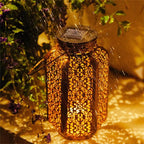Hanging Lantern Solar Dusk Sensor & Warm LED