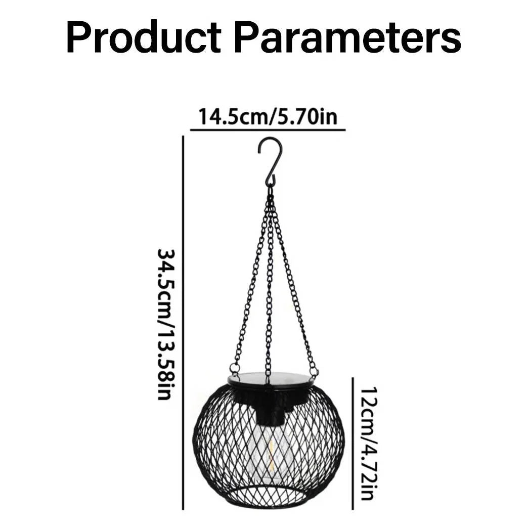Hanging Lantern Solar Weatherproof Automatic
