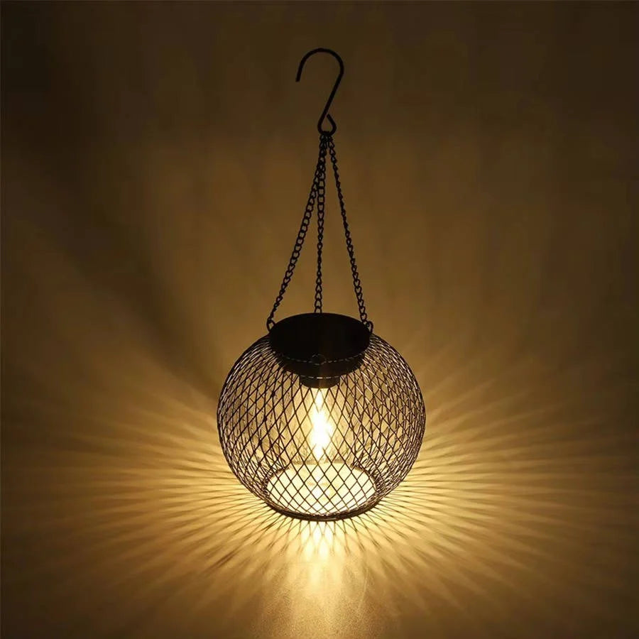 Hanging Lantern Solar Weatherproof Automatic