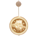 Hanging Light LED Snowman Design Indoor Outdoor