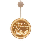 Hanging Light LED Snowman Design Indoor Outdoor