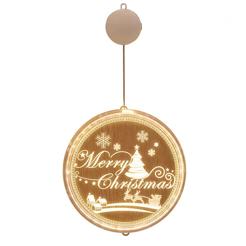 Hanging Light LED Snowman Design Indoor Outdoor