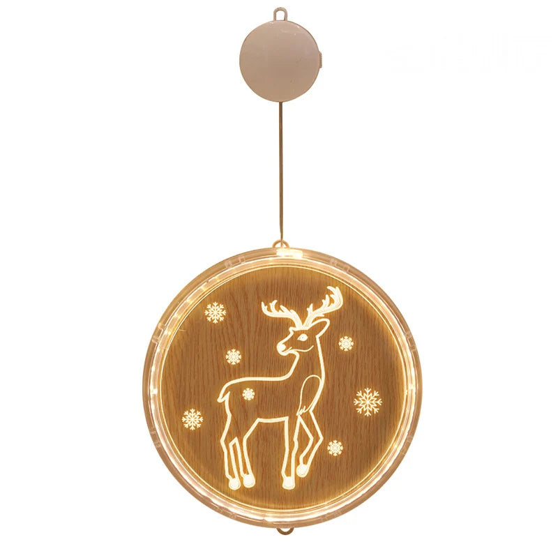 Hanging Light LED Snowman Energy-Efficient Indoor & Outdoor