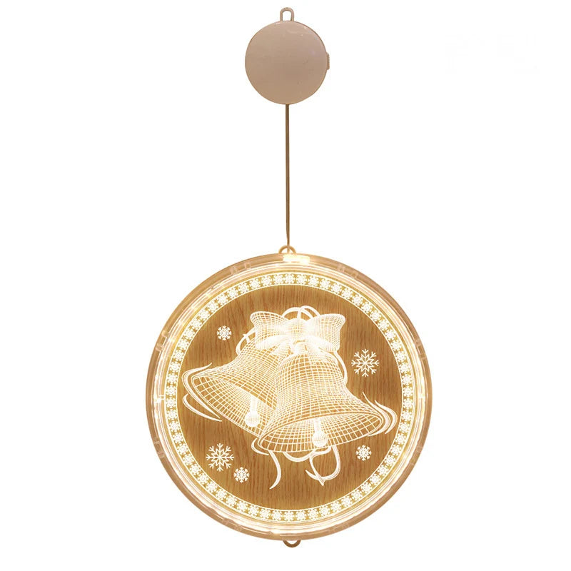 Hanging Light LED Snowman Energy-Efficient Indoor & Outdoor