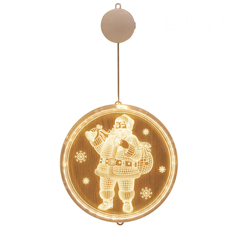Hanging Light LED Snowman Energy-Efficient Indoor & Outdoor