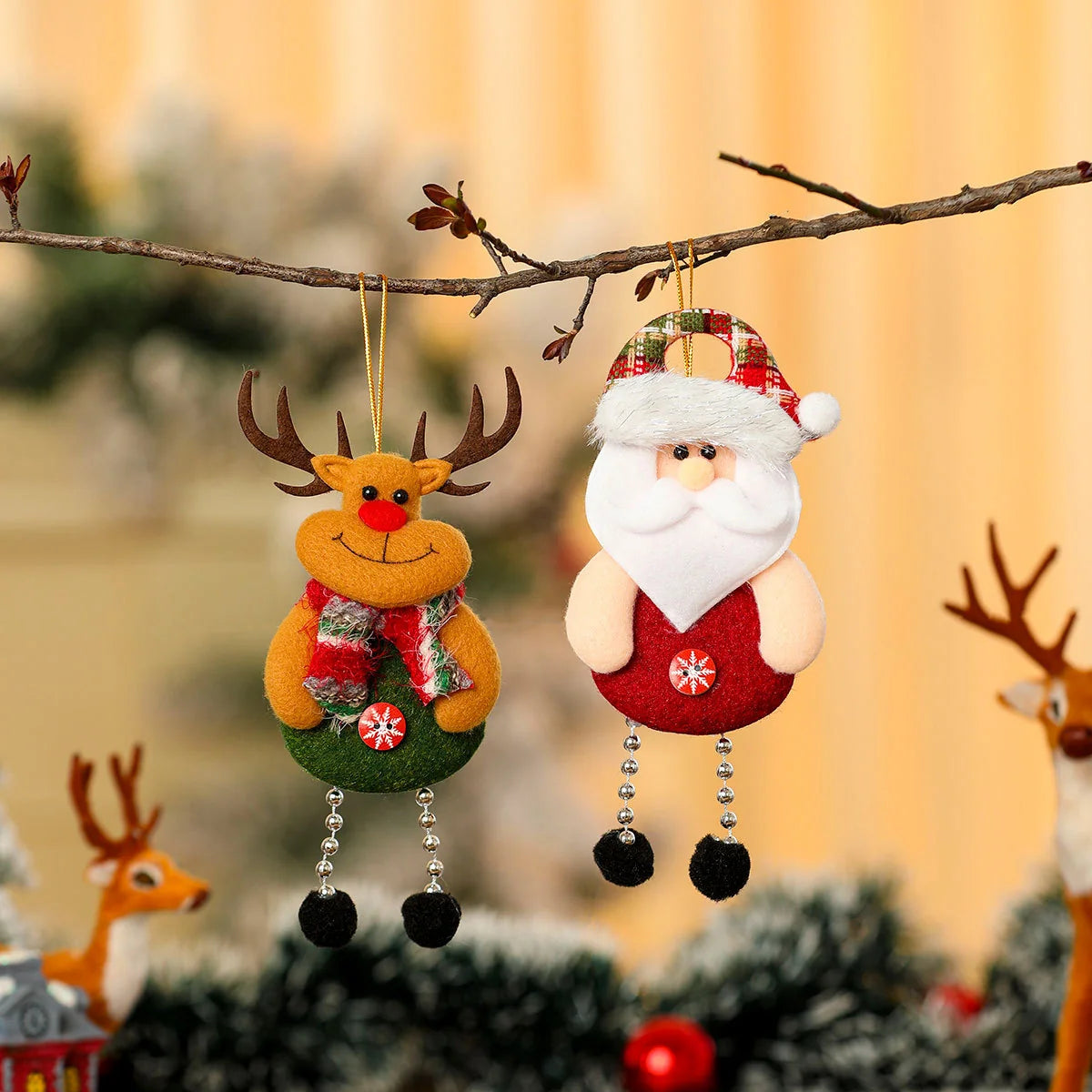 Hanging Ornament Handcrafted Fabric Assorted Characters
