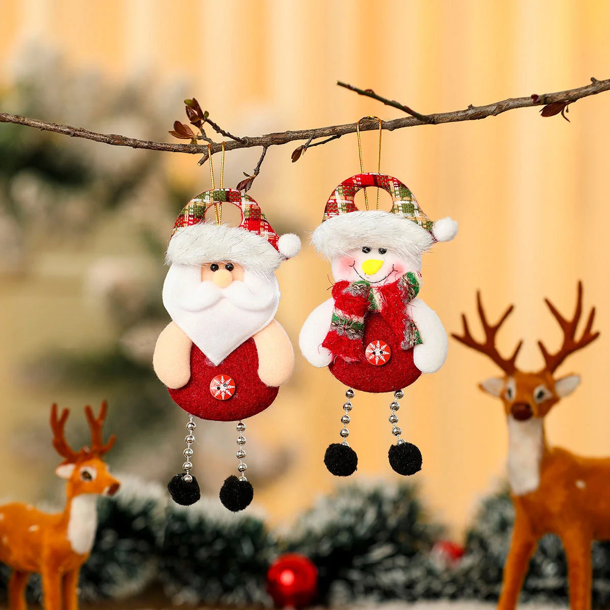 Hanging Ornament Handcrafted Fabric Assorted Characters