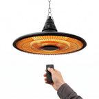 Hanging Patio Heater 1500W Infrared Weatherproof Remote Control