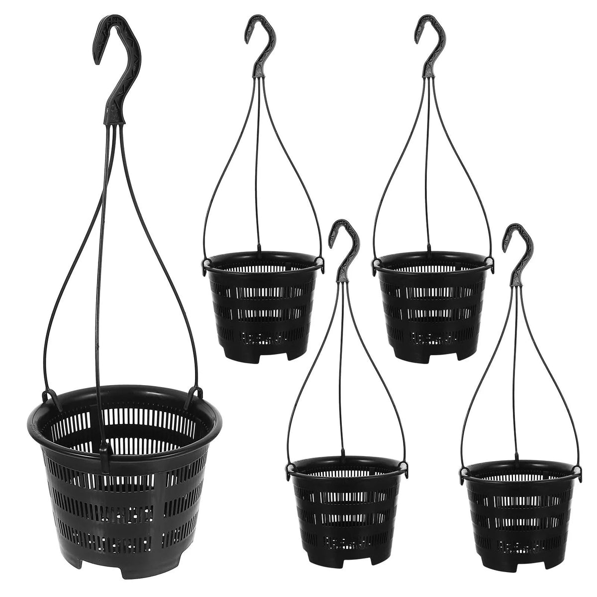 Hanging Plant Basket Set Breathable Space-Saving Set of 6